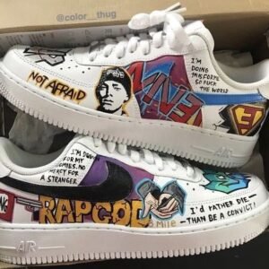 White Rap God Sneaker